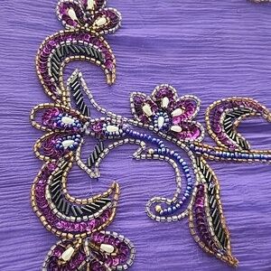 Vintage Sequin and Silk Blouse